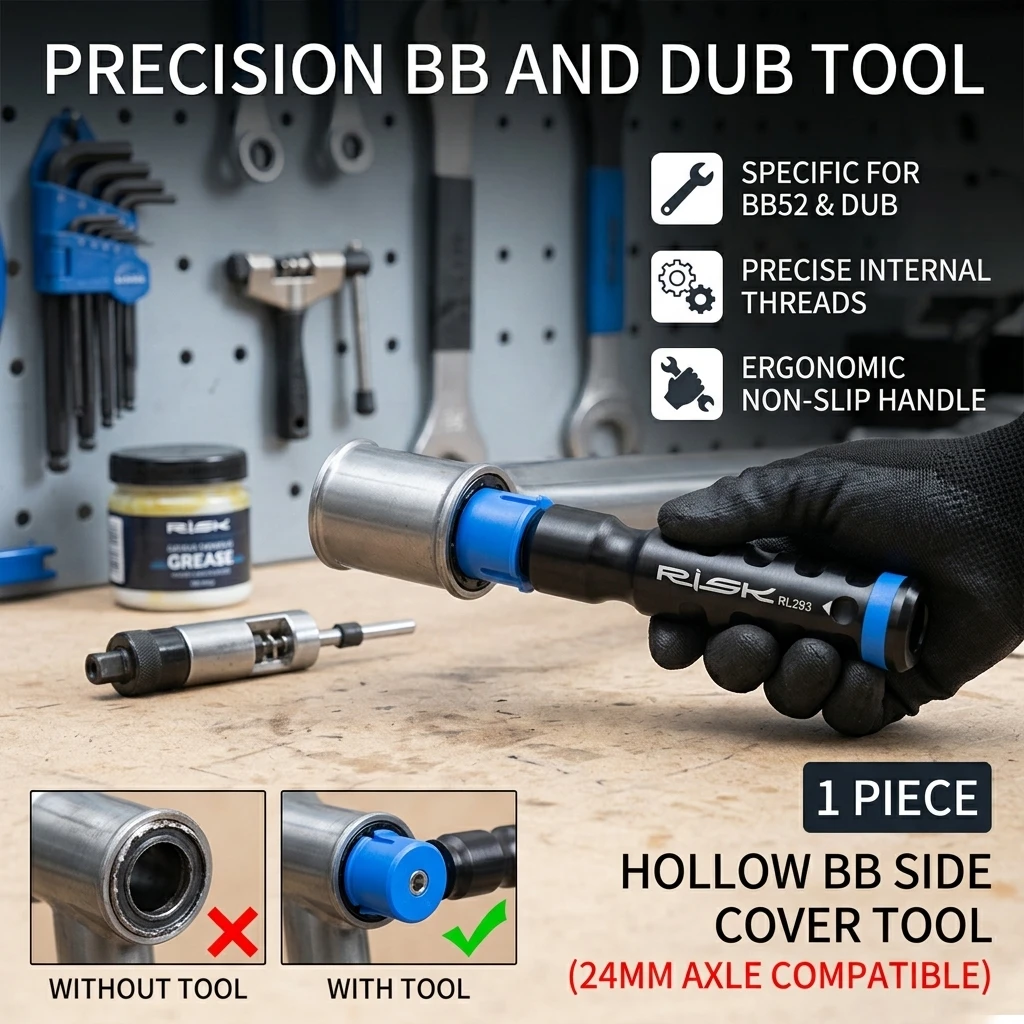 Extractor de pedalier con llave para tapa antipolvo de acero - imagen 5