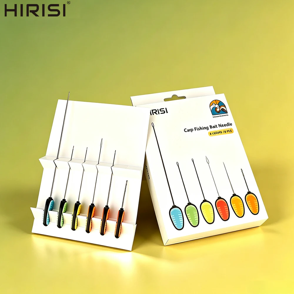 Agujas para boilies de carpa de acero inoxidable, perforar y enhebrar