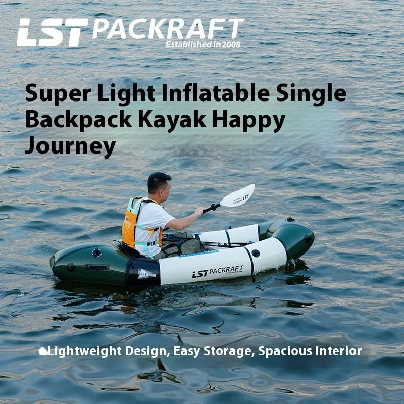 LST Packraft kayak ligero para pesca a la deriva al aire libre - imagen 4