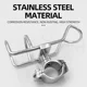 ShareShark Soportes para cañas abrazadera acero inoxidable 316 mar - imagen 3