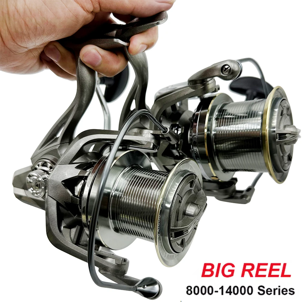 Carrete surfcasting metálico de alta potencia para lances largos - imagen 2