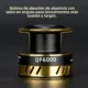 CHILENT Carrete de pesca giratorio con doble freno y arrastre - imagen 4