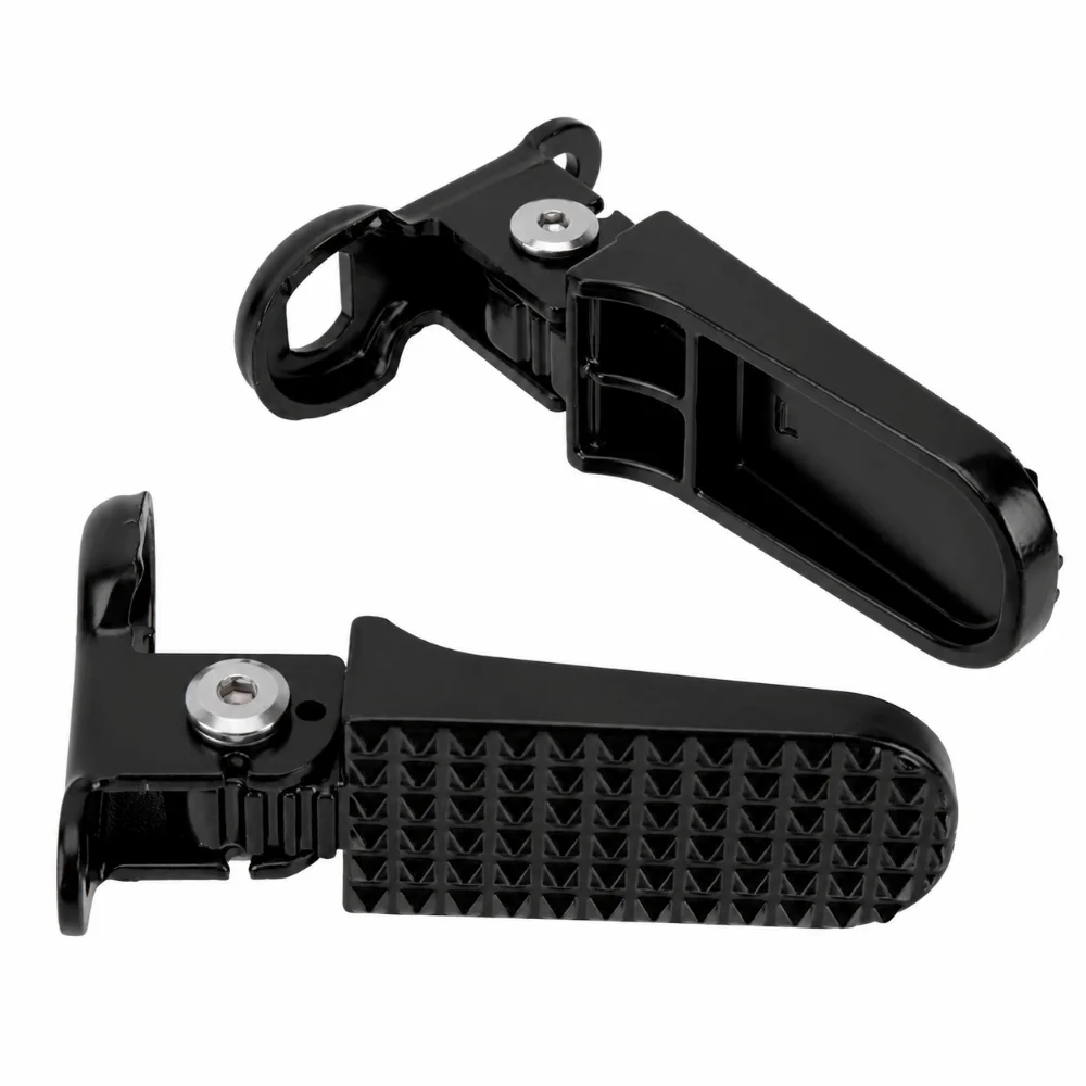 Reposapiés plegables antideslizantes para bicicleta de aluminio pasajero - imagen 5