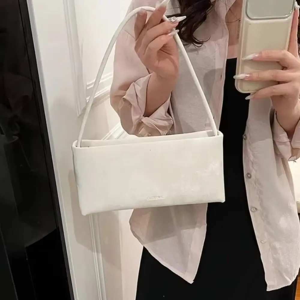 Bolso bandolera pequeño de cuero PU cuadrado moderno para mujer - imagen 4