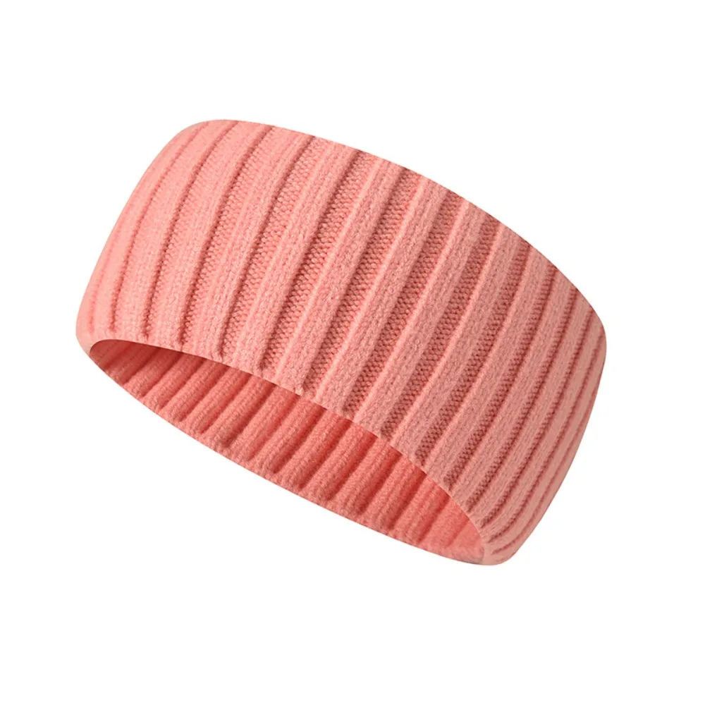 Diadema térmica unisex de punto ancho suave transpirable elástica
