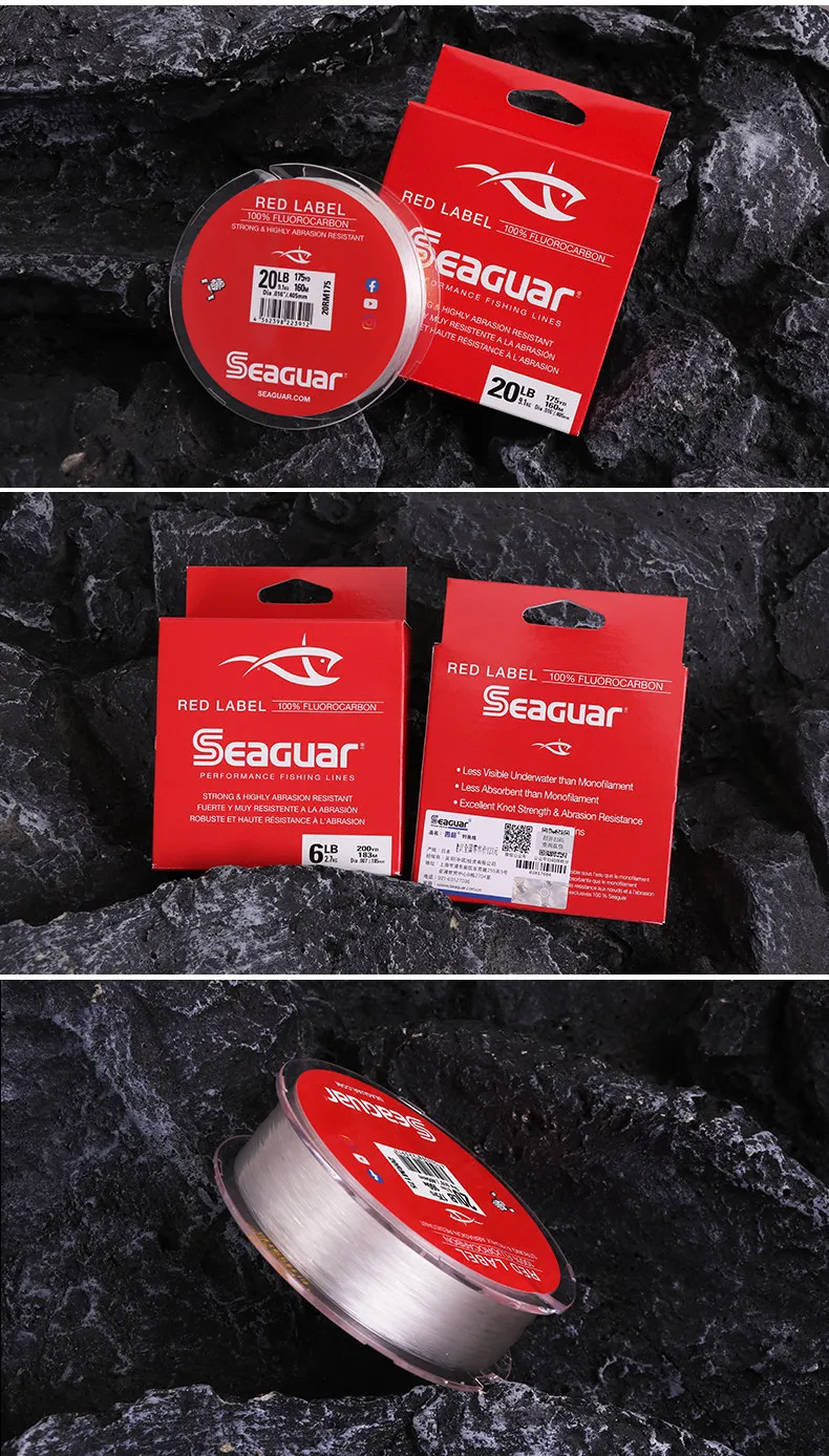 Bobina de SEAGUAR Red Label en su envase original