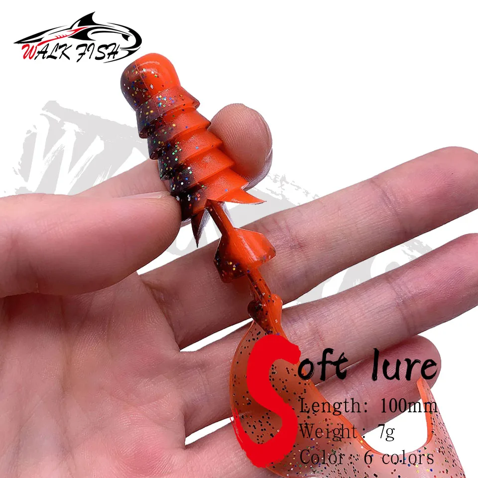 Vinilo WALK FISH para Lubina – 100mm 7g