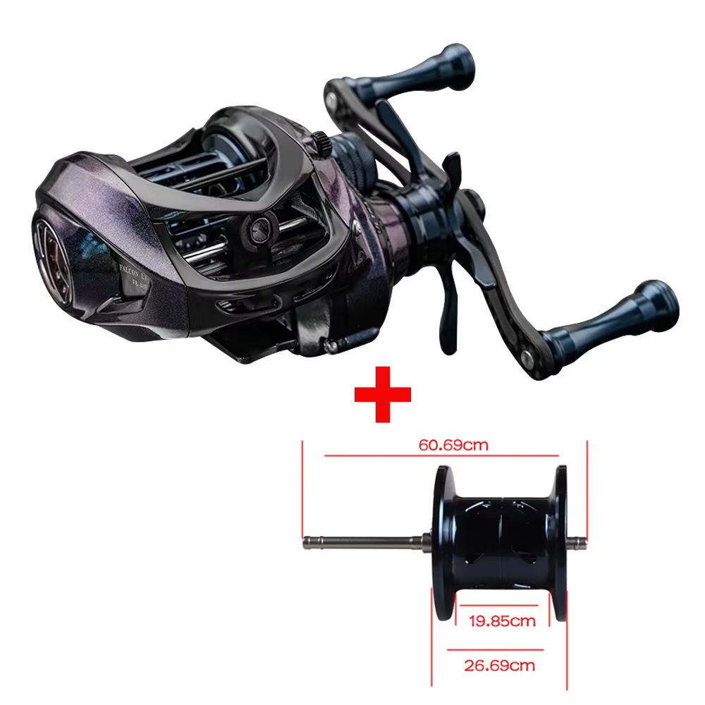 Carrete Baitcasting BFS Ultraligero con Rodamientos Cerámicos