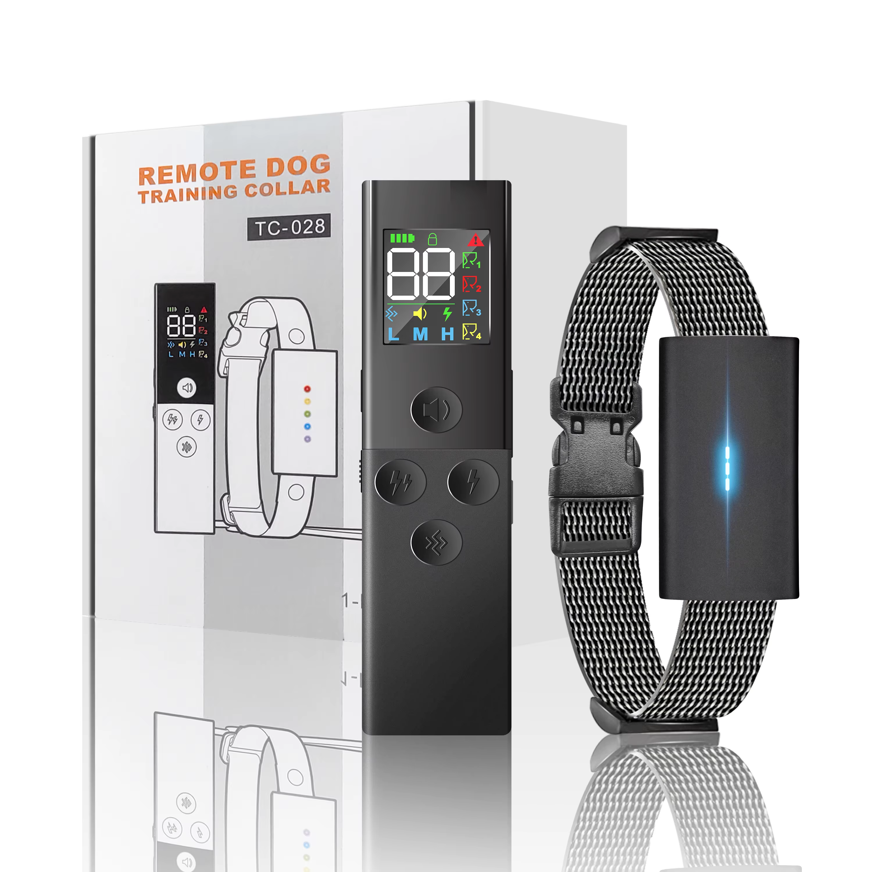Collar de adiestramiento para perros con control remoto IP67 - imagen 4