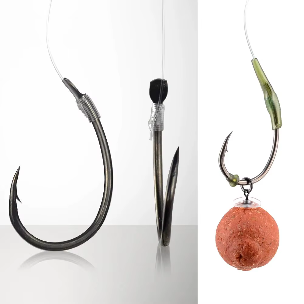 Anzuelos con púas y PTFE Hirisi para pesca de carpa - imagen 3