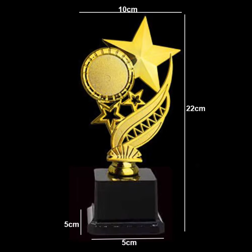 Trofeo Copa Dorada de Plástico para Fiestas y Juegos - imagen 3