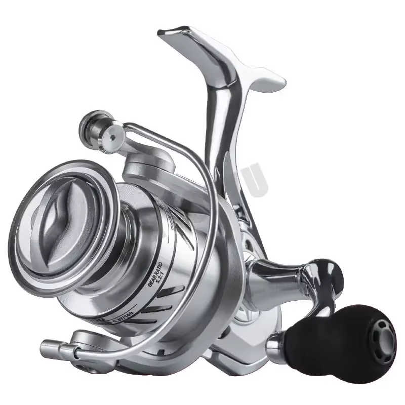 Carrete de pesca giratorio metal 5,2:1 GA1000-7000 para agua salada