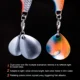 Señuelo VIB metálico con cola giratoria Goutre tipo crankbait - imagen 5