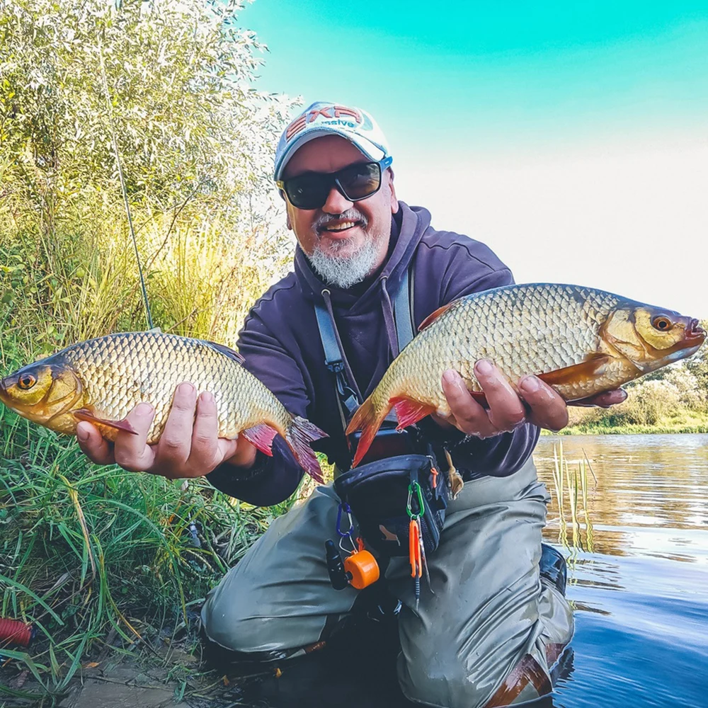 Pechera fly fishing con bolsillos organizador aparejos - imagen 4