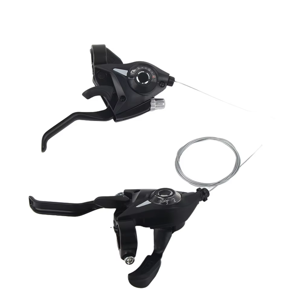 Palancas de Freno y Cambio Ergonómicas 3x8 – Bicicleta Montaña V-Brake - imagen 4