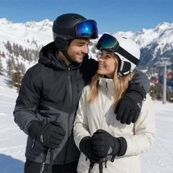Guantes de invierno impermeables y táctiles para esquí y ciclismo