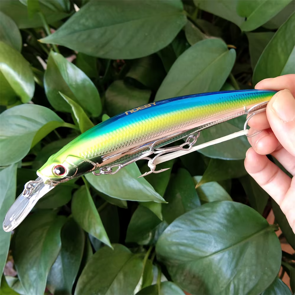 Noeby Minnow Wobbler 11cm 36g sinking lubina y trucha - imagen 5