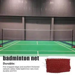 Red de bádminton plegable fácil de instalar para competición