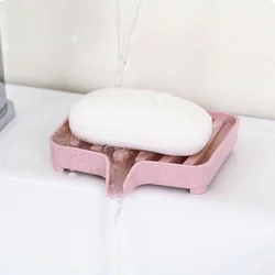Jabonera de silicona autodrenante portátil con escurridor esponjas