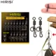 Giratorios de carpa Hirisi AG147 negros mate con cambio rápido