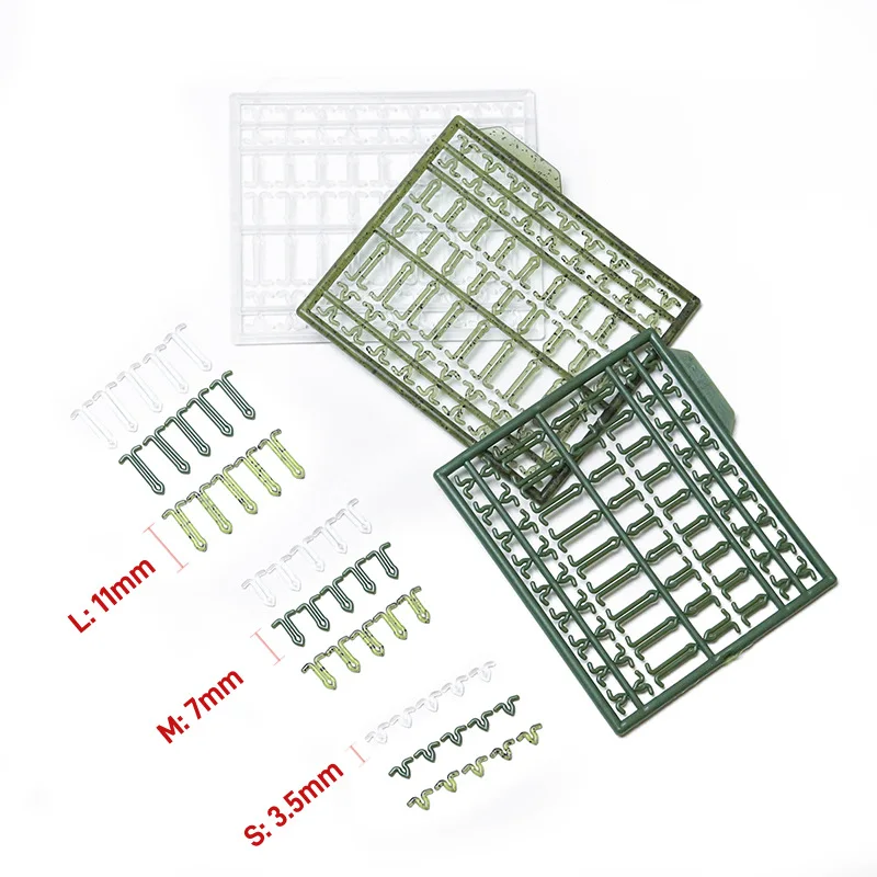 Topeadores boilies en V plástico para carpa Ronnie y Hair