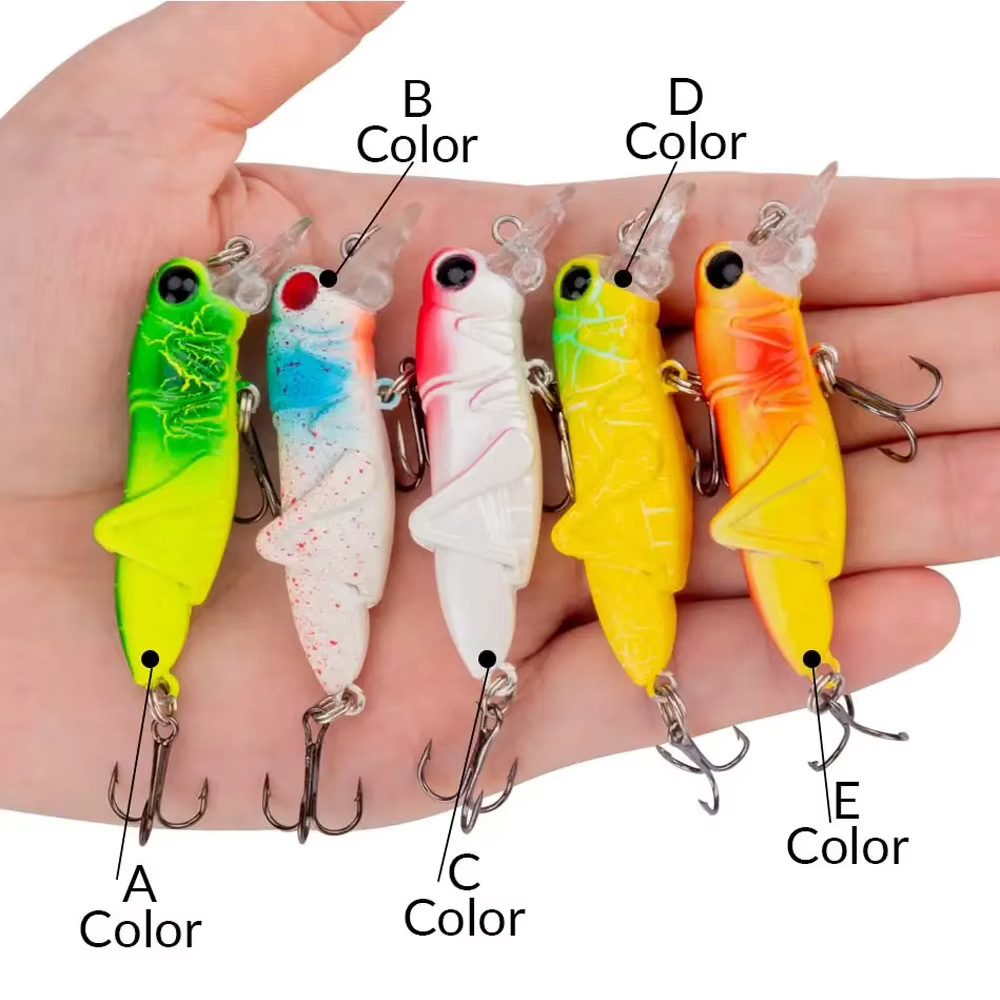 Señuelo Minnow 45mm Flotante con Ojo 3D – Para Perca y Lubina - imagen 3