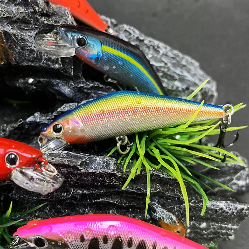 WALK FISH Wobbler minnow hundido para trucha, perca y lucio - imagen 4