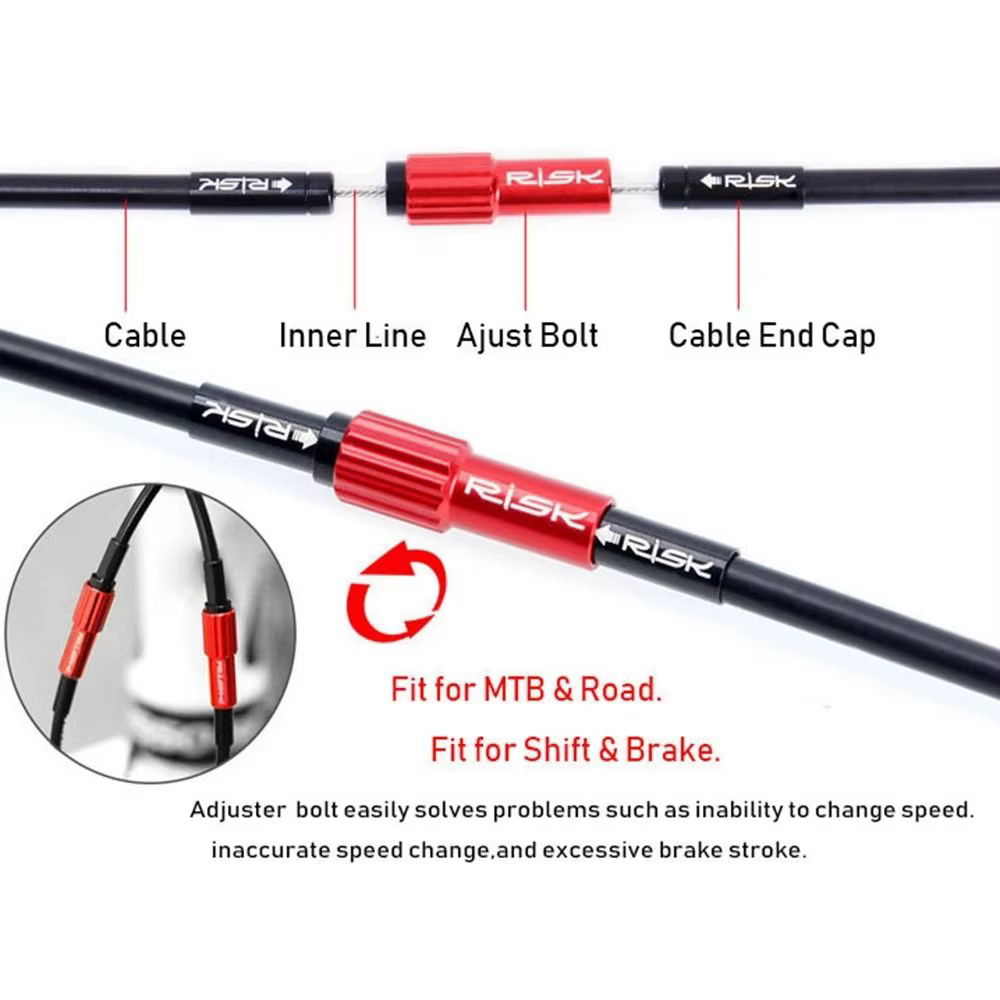 Conector Ajustable Cable Freno y Cambio para Bicicleta - imagen 2