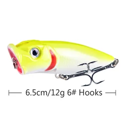Señuelo Topwater flotante Wobbler para pesca en superficie costera