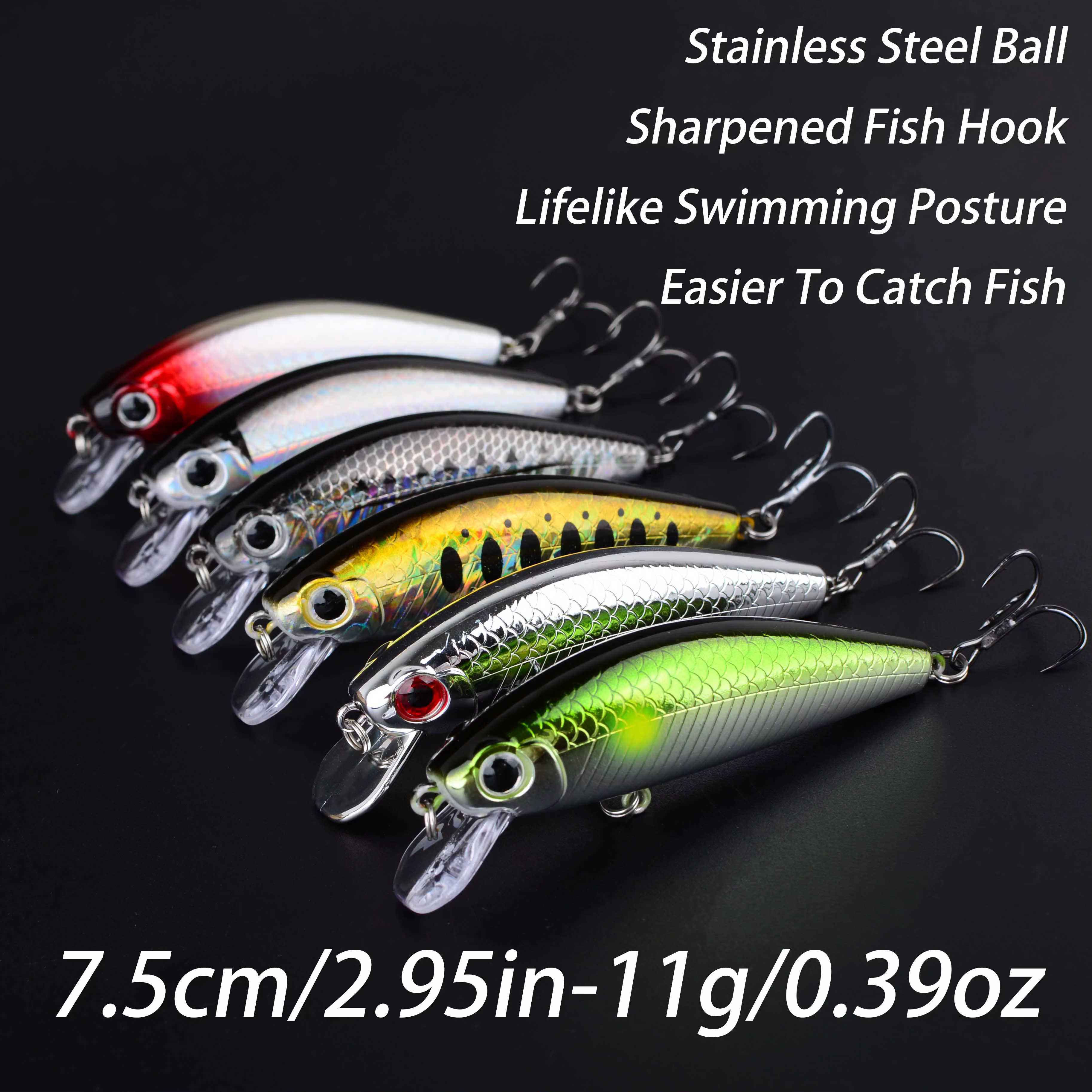 Señuelo Micro Minnow hundidor para lubina y trucha - imagen 4
