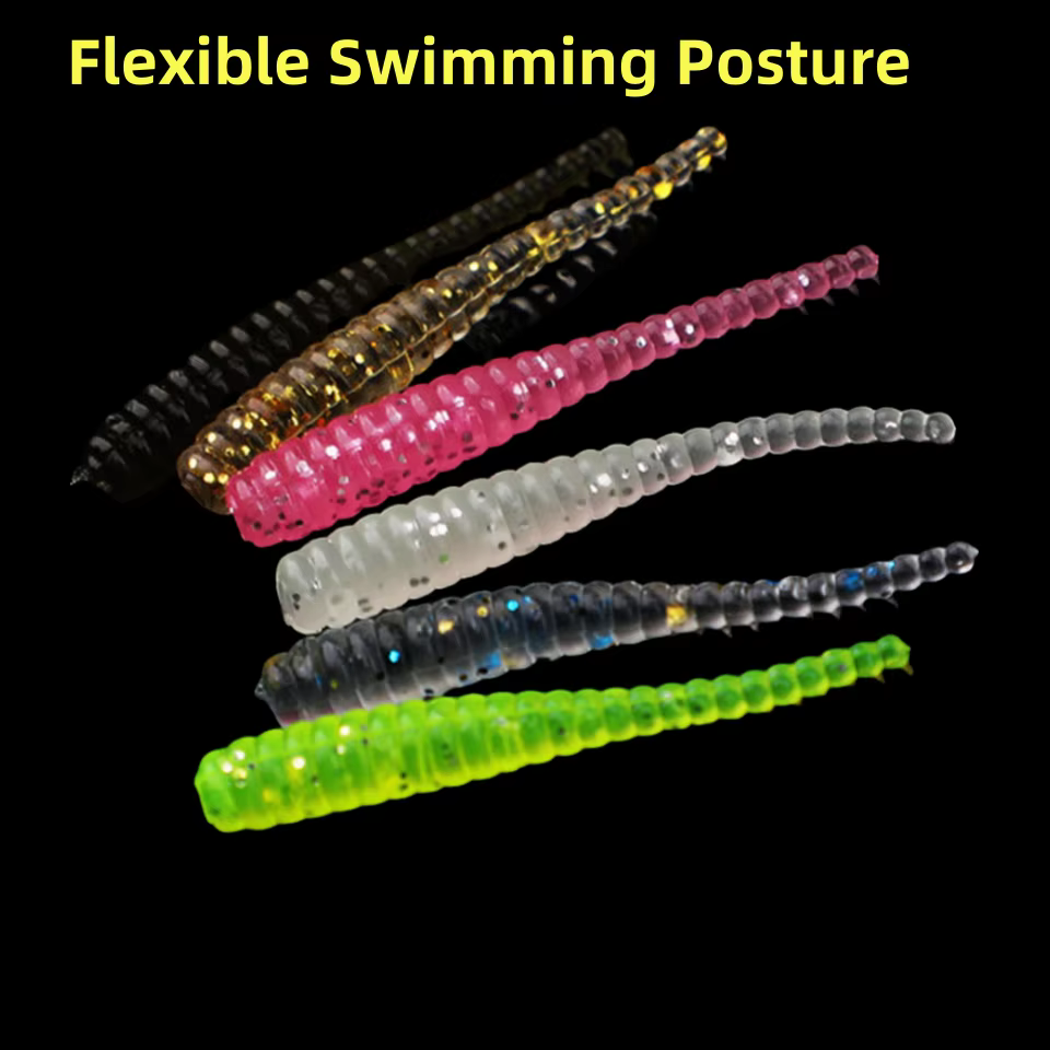 MUKUN Swimbait cola recta – Señuelo vinilo para roca - imagen 5