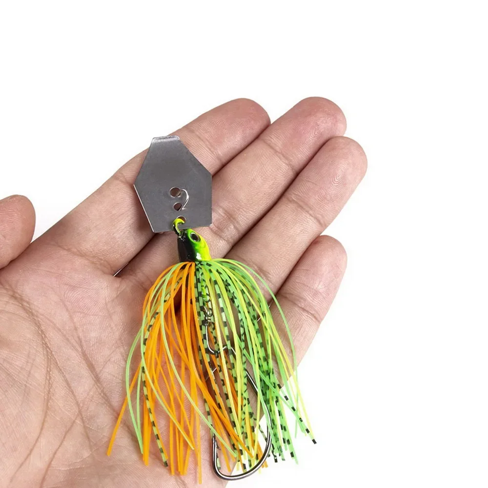 Señuelo Wobbler Metal 100mm para Lucio – 11g con falda de goma - imagen 5