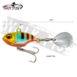 Walk Fish Spinner 14g Cuchara Hundimiento