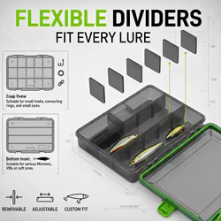 Caja de Pesca Samolla Impermeable – Organizador de Aparejos