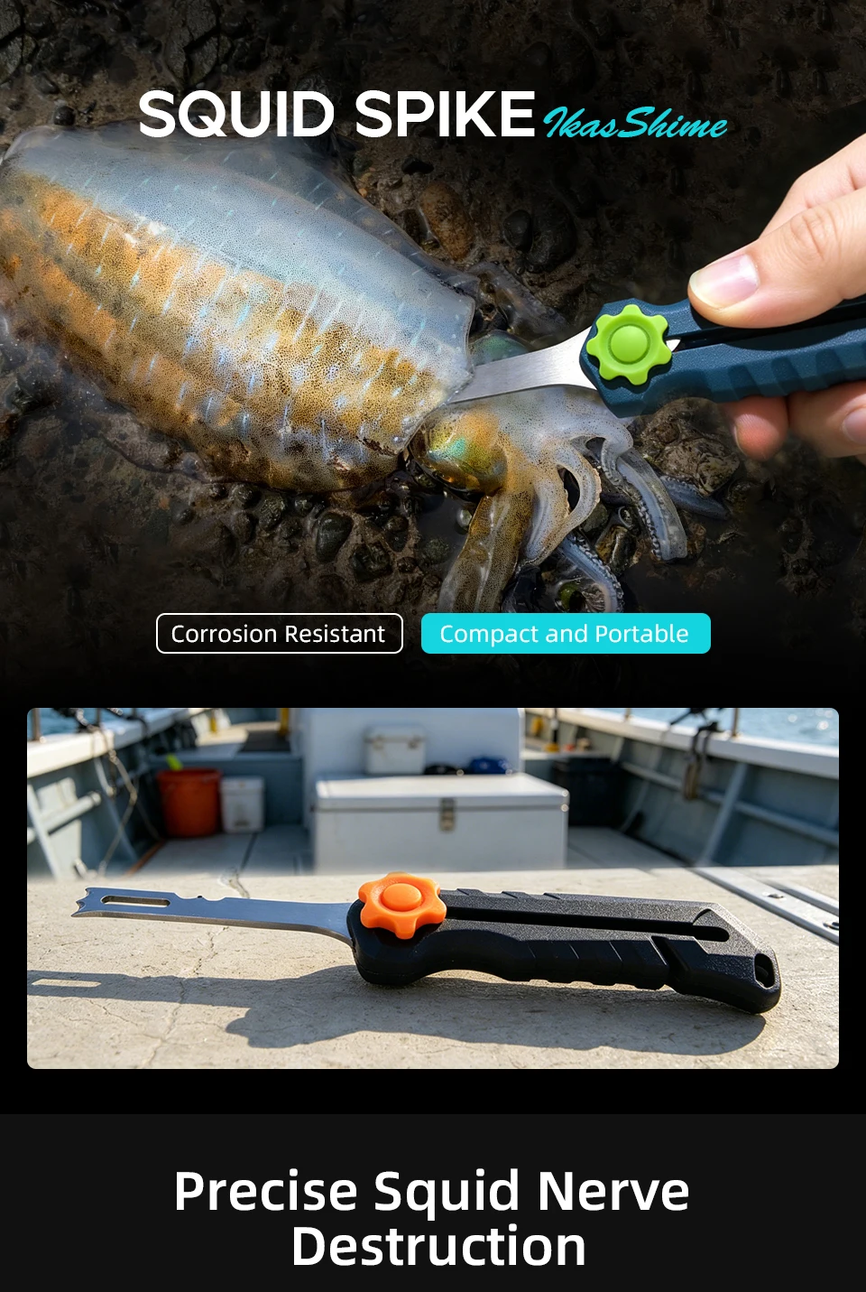 Cuchillo LETOYO para limpieza de calamar