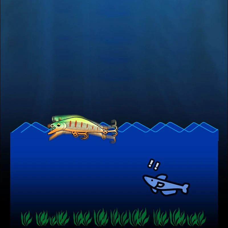 LETOYO Señuelo de superficie pequeño para trucha, jerkbait - imagen 3