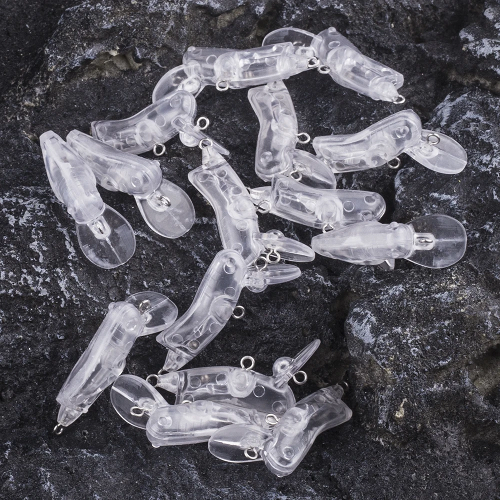 Crankbait flotante mini sin pintar para cebo Dr.Holife – 4,5 cm - imagen 3