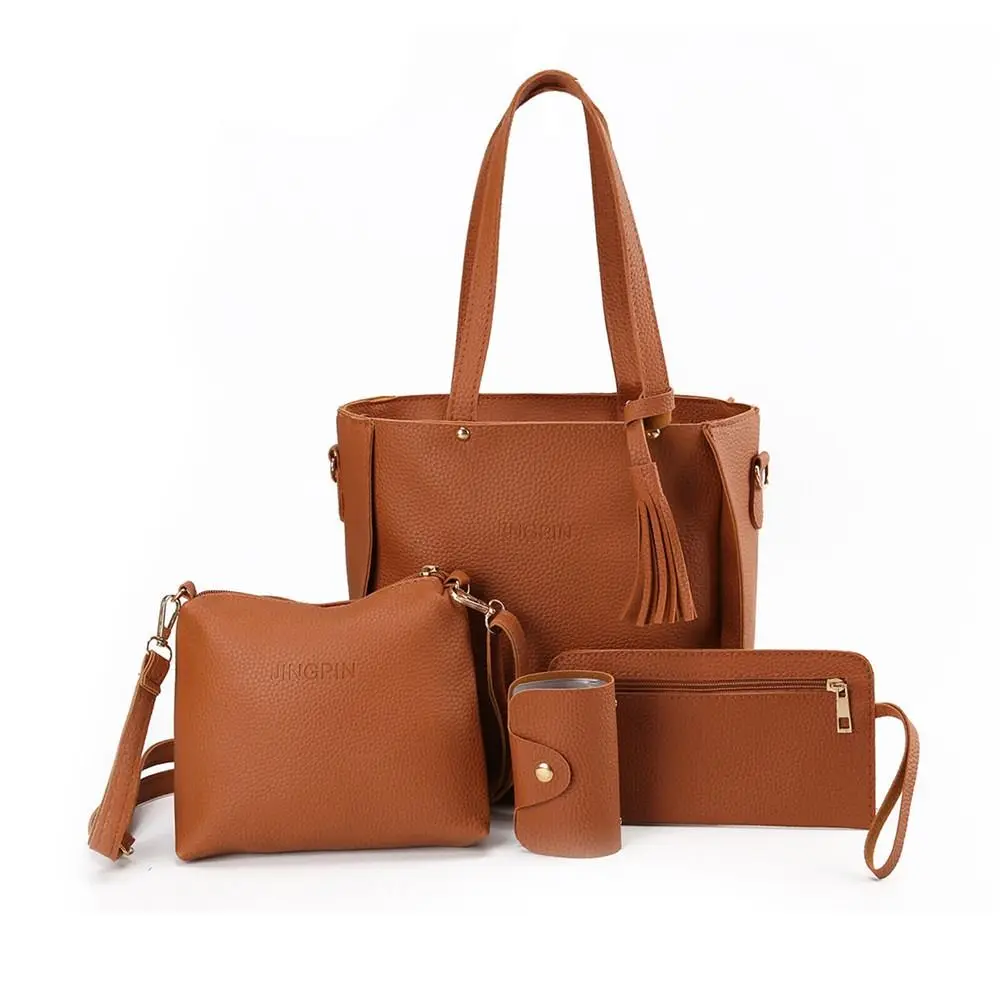 Bolsos de cuero cruzados portátiles de hombro estilo moderno - imagen 3