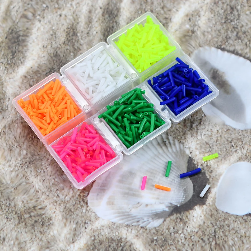 Vista general del juego completo de tubos de silicona con estuche organizador