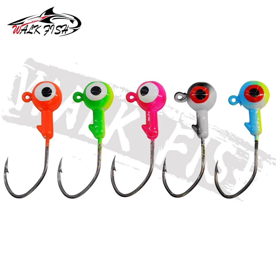 Detalle de la forma del anzuelo jig