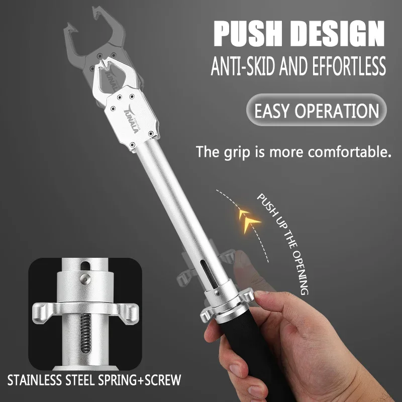 Controlador de señuelos de aleación de aluminio con abrazadera - imagen 2