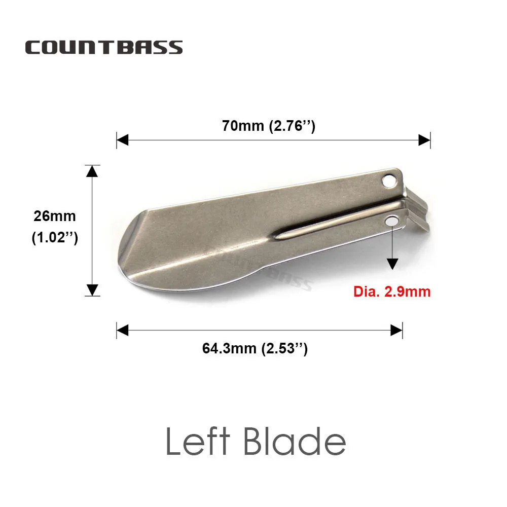 Countbass Hélice de Palas Acero Inoxidable para Popper Topwater Madera - imagen 3