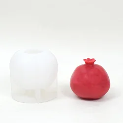 Molde granada para velas de silicona artesanal aromaterapia