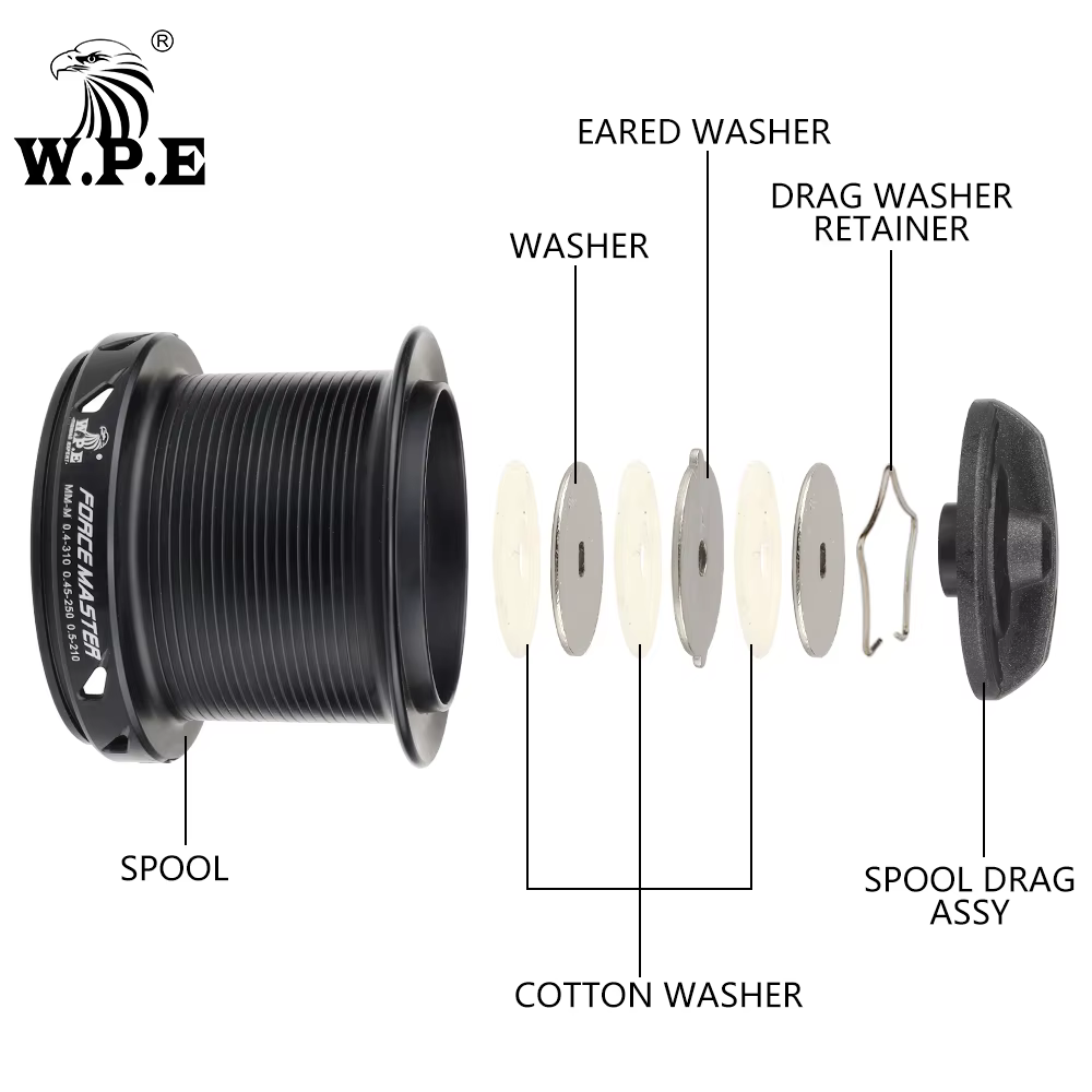 Carrete FM9000 para carpa – 9+1 rodamientos, relación 4,4:1 - imagen 3