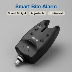HIRISI Alarma de carpa electrónica con LED y aviso sonoro