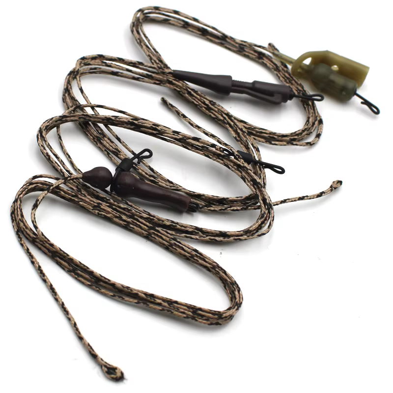 Línea Leadcore para carpa 45lb con clips giratorios de cambio rápido - imagen 2