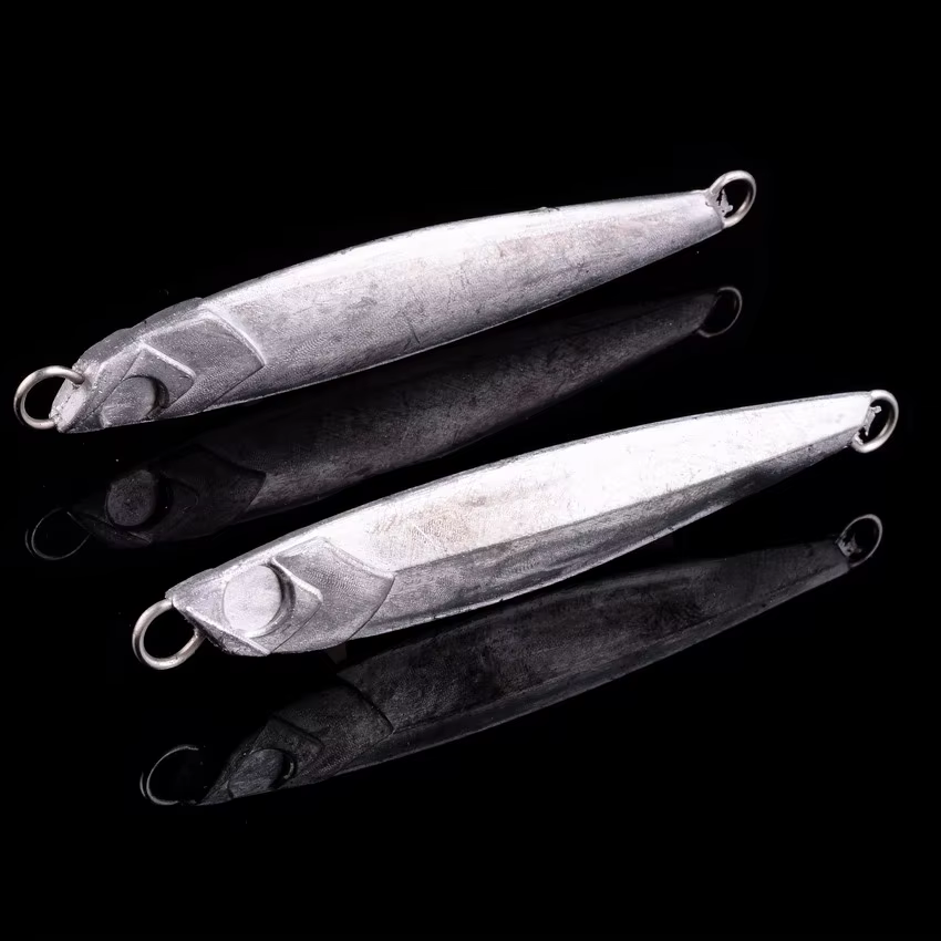 Jigs metálicos 40g para jigging de lucio y lubina - imagen 2