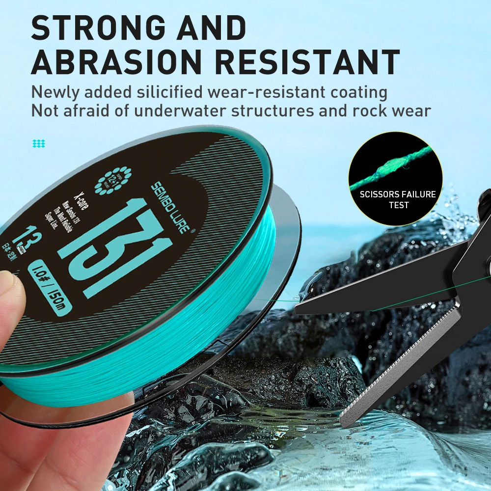 ZUKIBO X13 Línea Trenzada PE 13 Hebras – Suave-Duradera Agua Salada