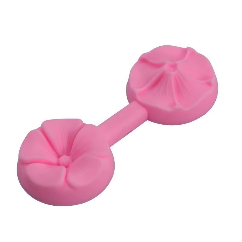 Molde Silicona 3D para Señuelos – Diseño Floral Pastel - imagen 2