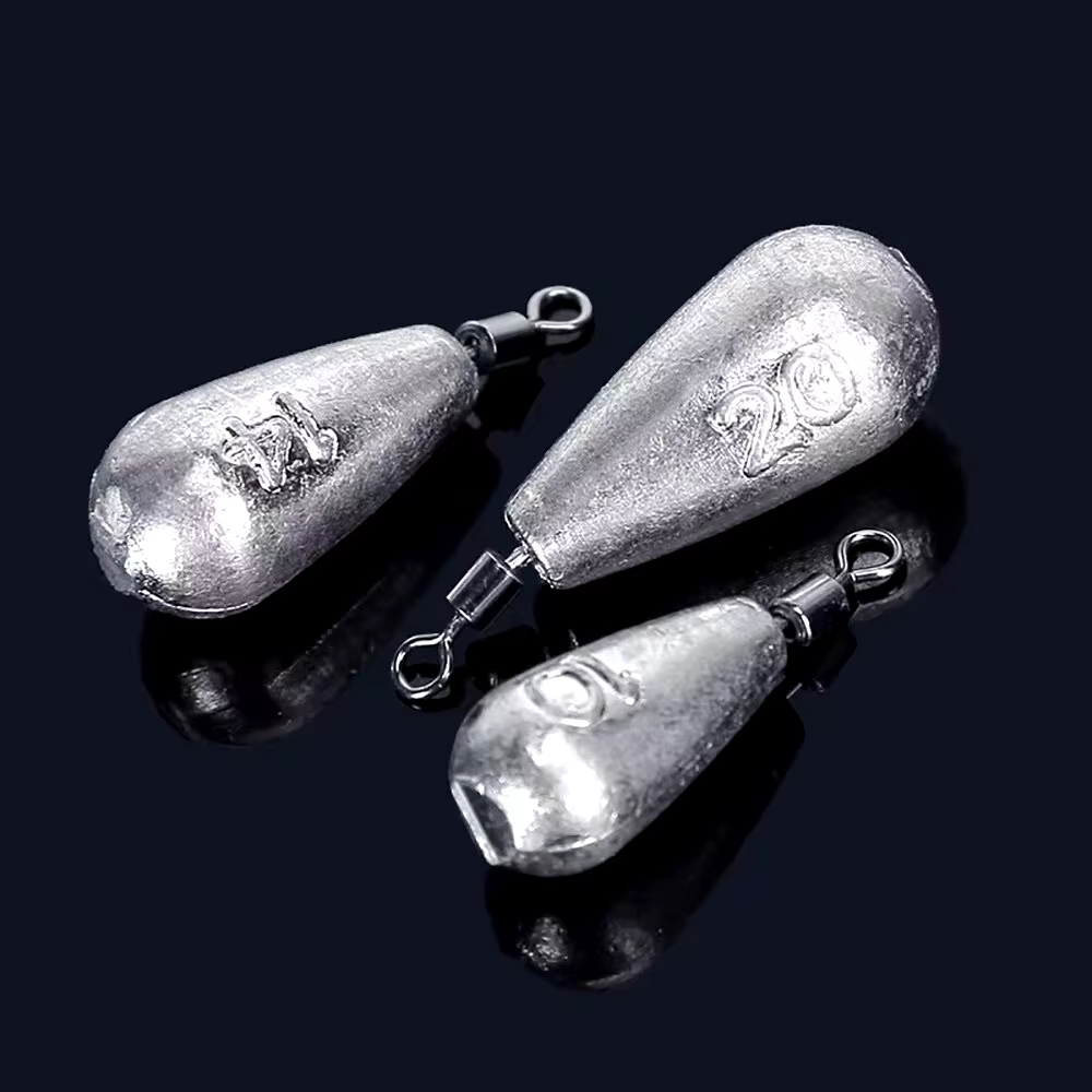 Contrapesos Gotas de Agua para Pesca Vertical – Fijación Metálica Mar - imagen 4